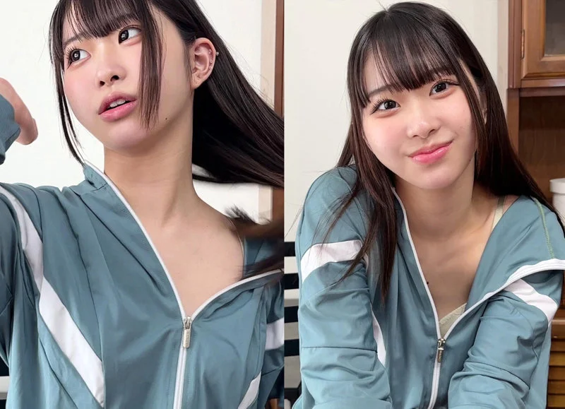 天美めあちゃんの可愛い表情と雰囲気は抜群なんだけど、ちょっとポーズがゆるくてツッコミどころ満載な1枚。