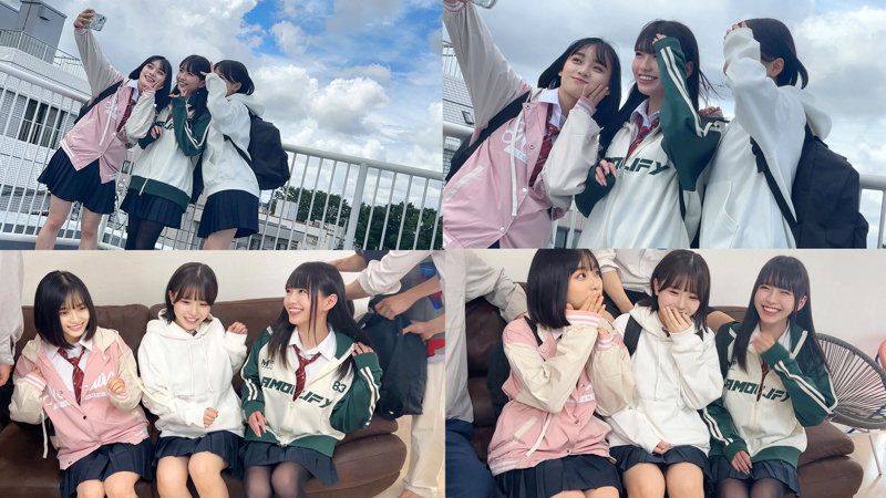 柏木こなつ、花音うらら、雫月心桜の3ショットは可愛いし雰囲気も良いのに、どこかゆるくてツッコミどころ満載なのが逆に笑える。